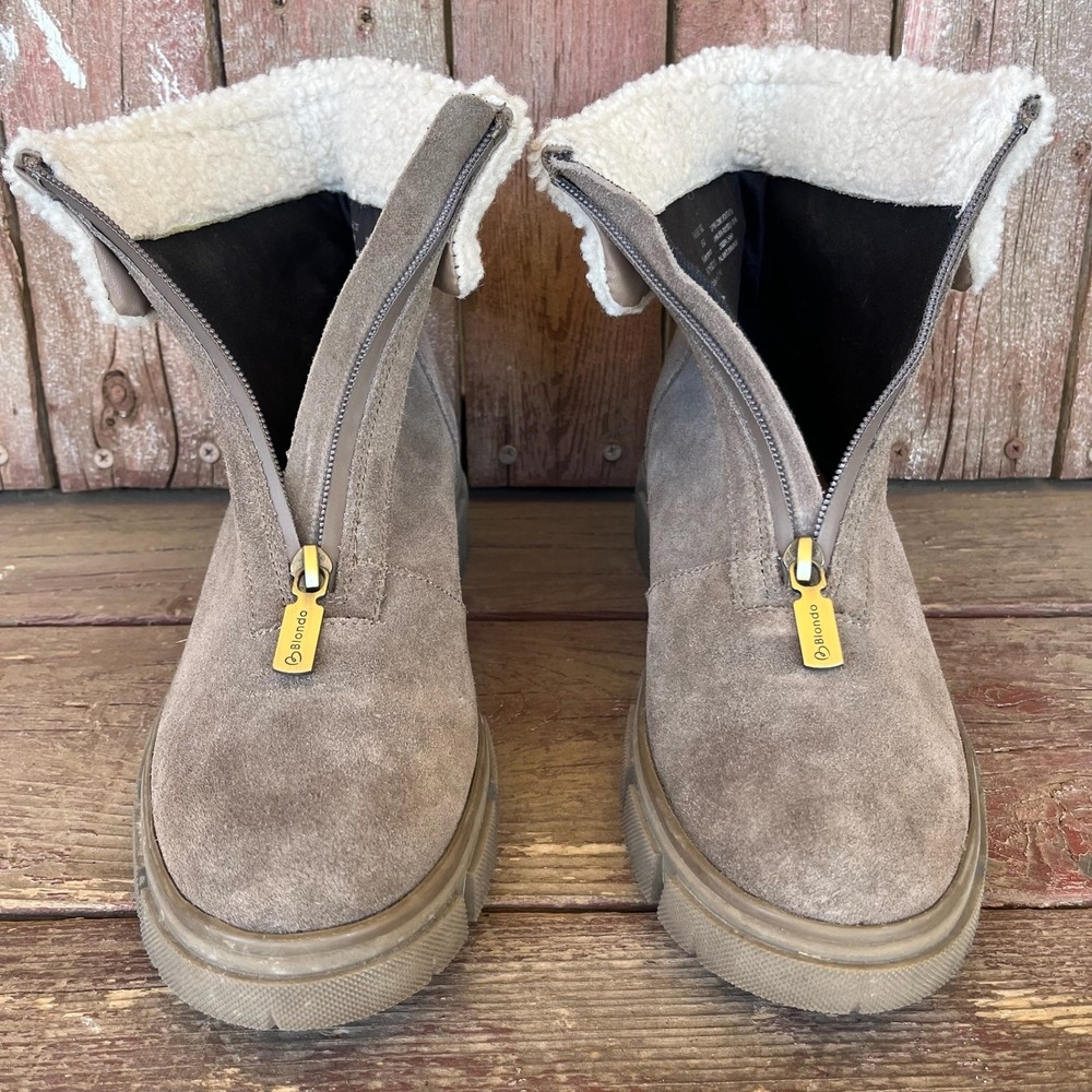 Blondo Gray Winter Boots